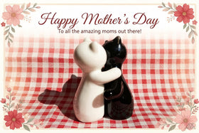 Holitika white and black salt pepper shakers add modern contrast to kitchen decor