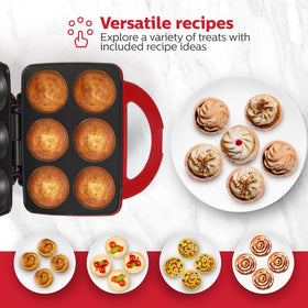 Holstein Housewares cupcake maker 6-cup bake demonstrates quick party baking