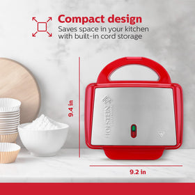 Holstein Housewares cupcake maker nonstick coating enables easy release cleanup