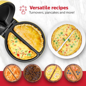Holstein Housewares omelet maker nonstick coating enables easy release