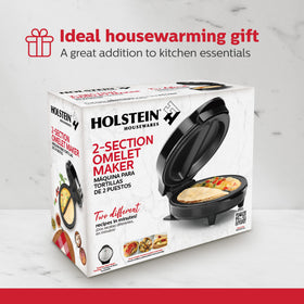 Holstein Housewares versatile recipe ideas for omelets and pockets
