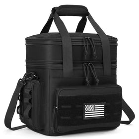 Holuxer Tactical Lunch Bag overview showing rugged build and ample space for daily meals.