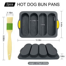 Holyenten non-stick surface enables easy loaf release and cleanup.