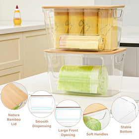 Homaigie transparent body shows remaining bags for easier refills.
