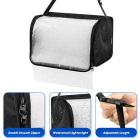 Homakover double zipper design lets you adjust the towel outlet size