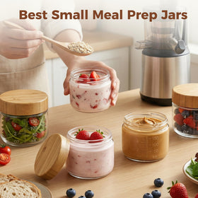 HomArtist chia pudding jar for snack-sized portions on the go.