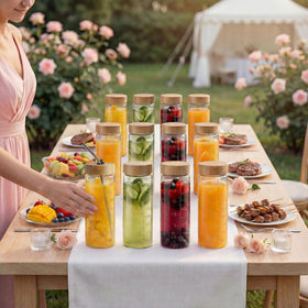 HomArtist leak-proof dual-seal lids prevent spills during transport.