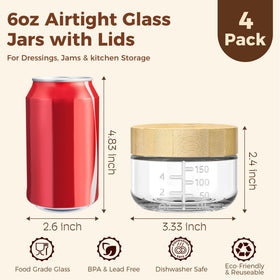 HomArtist overnight oats jar with bamboo lid for fresh, leak-free storage.