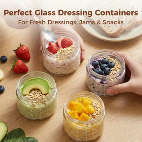 HomArtist wide-mouth jar for easy filling and cleaning.