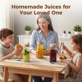 HomArtist stainless steel bent straw for easy sipping in any cup