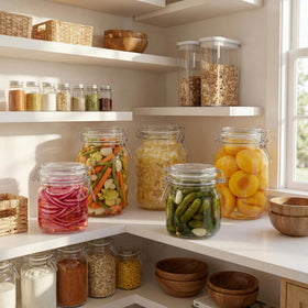 HomArtist transparent borosilicate glass lets you see contents at a glance.