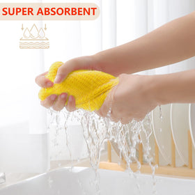Homaxy 100% cotton waffle weave dishcloth durable for daily use