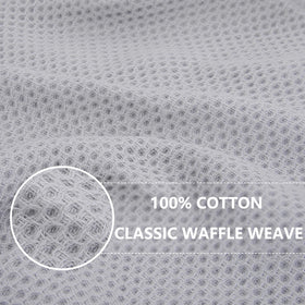 Homaxy 100% cotton towels with honeycomb weave highlighting quick absorption and gentle contact