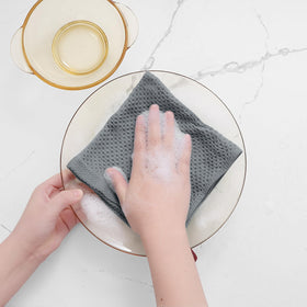 Homaxy 12-inch dishcloths provide lightweight, breathable drying for counters and dishes