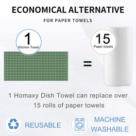Homaxy easy-care towels stay looking new after cold wash