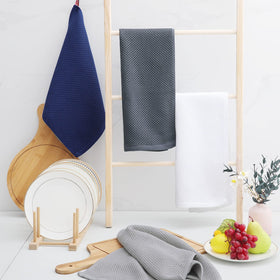 Homaxy 13x28 inch dish towels collection in a coordinated set for kitchen tasks