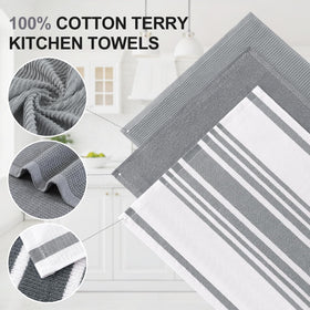 Close-up of Homaxy 380gsm absorbent cotton texture for quick cleanup.