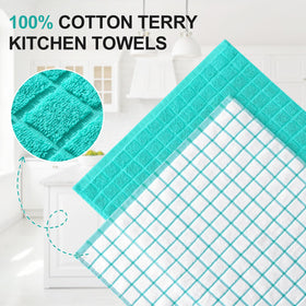 Close-up of Homaxy 390 GSM terry weave showing absorbent texture for spills.