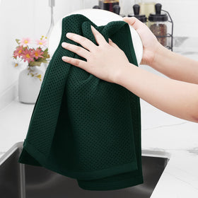 Homaxy 4-pack cotton towels ready for full kitchen coverage
