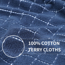 Homaxy 4-pack terry towels deliver quick drying and versatile cleanup
