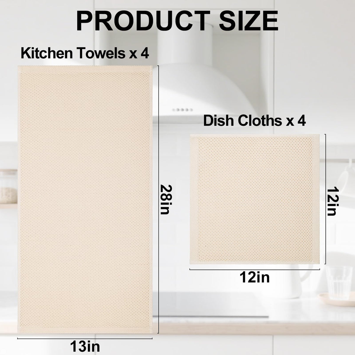 Homaxy cotton dishcloth absorbs spills and dries dishes efficiently.