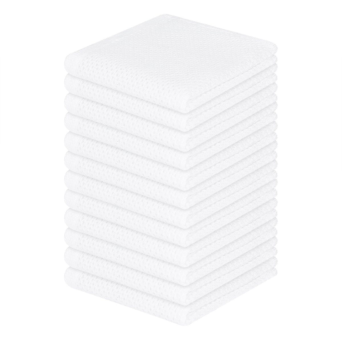 Homaxy cotton dishcloth set with 12x12 towels ready for daily cleaning.