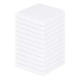 Homaxy cotton dishcloth set with 12x12 towels ready for daily cleaning.
