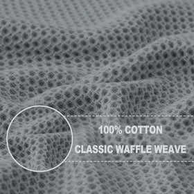 Homaxy cotton waffle dishcloths delivering durable, quick-dry performance for everyday cleaning