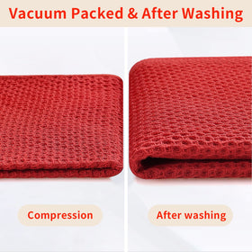 Homaxy 13x28 inch towels are sized for standard kitchen drying tasks.