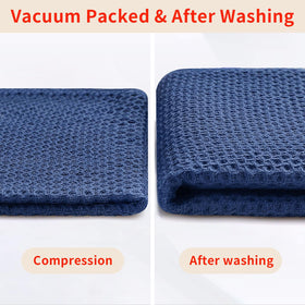 Homaxy towels beside sink ready for everyday cleaning tasks.