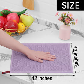Homaxy color-pack dishcloths showing coordinated kitchen decor options.