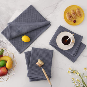 Homaxy waffle towels in a kitchen scene for daily tasks