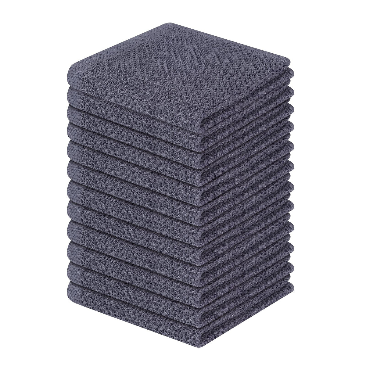 Homaxy dishcloth with waffle weave shows soft, durable fabric ideal for delicate cookware.