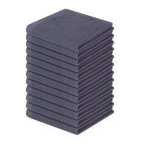 Homaxy dishcloth with waffle weave shows soft, durable fabric ideal for delicate cookware.