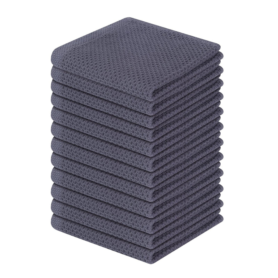 Homaxy dishcloth with waffle weave shows soft, durable fabric ideal for delicate cookware.