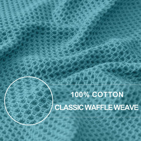 Homaxy dishcloth waffle weave texture detail demonstrates quick-dry performance for busy kitchens.