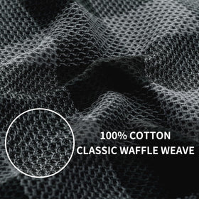 Homaxy dishcloths waffle weave close-up showing absorbent material for quick cleanup