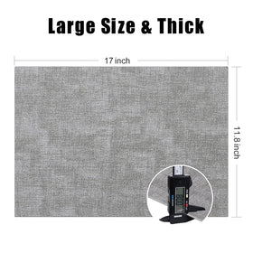 Homaxy easy-clean wipeable placemats simplify post-dinner cleanup.