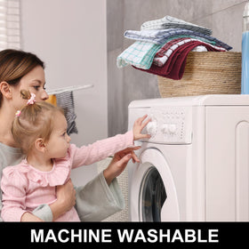 Homaxy 6-pack reduces waste with reusable, long-lasting kitchen towels.