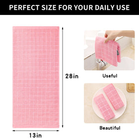 Homaxy four-pack kitchen towels provides value and ready coverage in the kitchen
