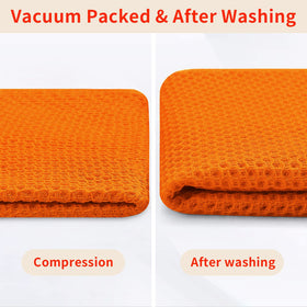 Homaxy gift-ready dish towel set for housewarmings and holidays.
