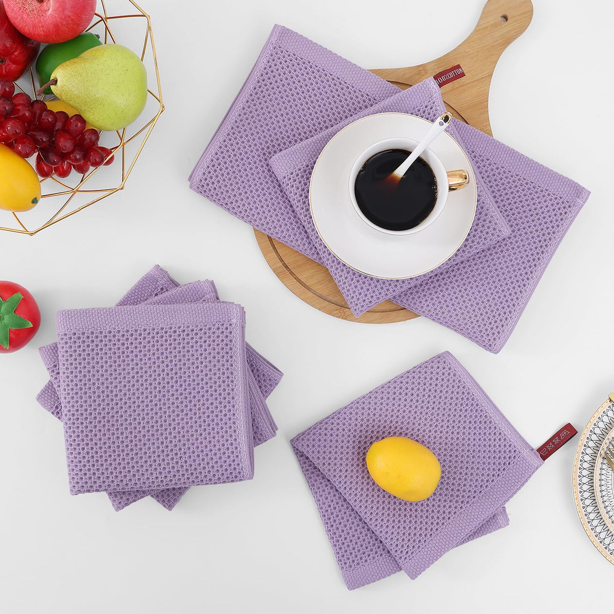 Homaxy gift-ready dishcloths ideal for housewarming or Mother's Day.
