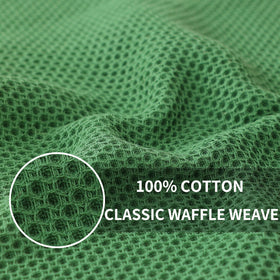 Homaxy waffle weave texture close-up highlights absorbent surface for daily use.