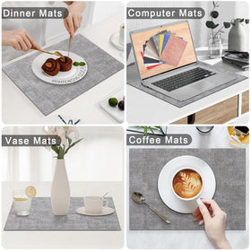 Homaxy indoors-outdoors placemats suit kitchen and patio gatherings.
