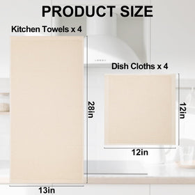 Homaxy color-variety towels displaying versatile colors for kitchen coordination