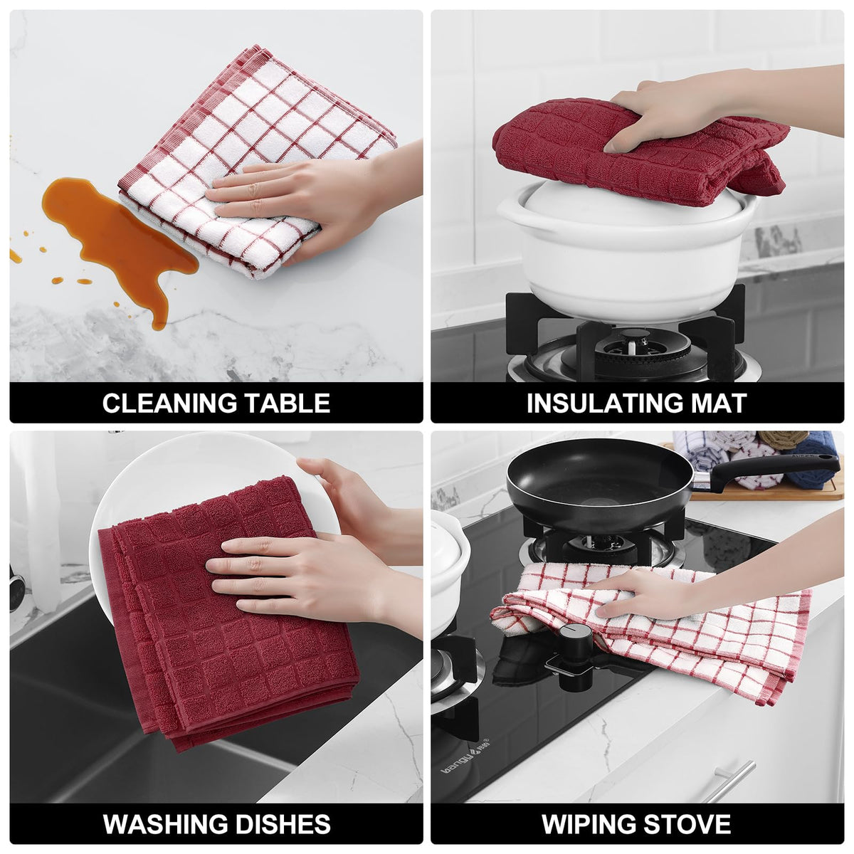 Homaxy towel with high-density 390 GSM terry for superior absorption.