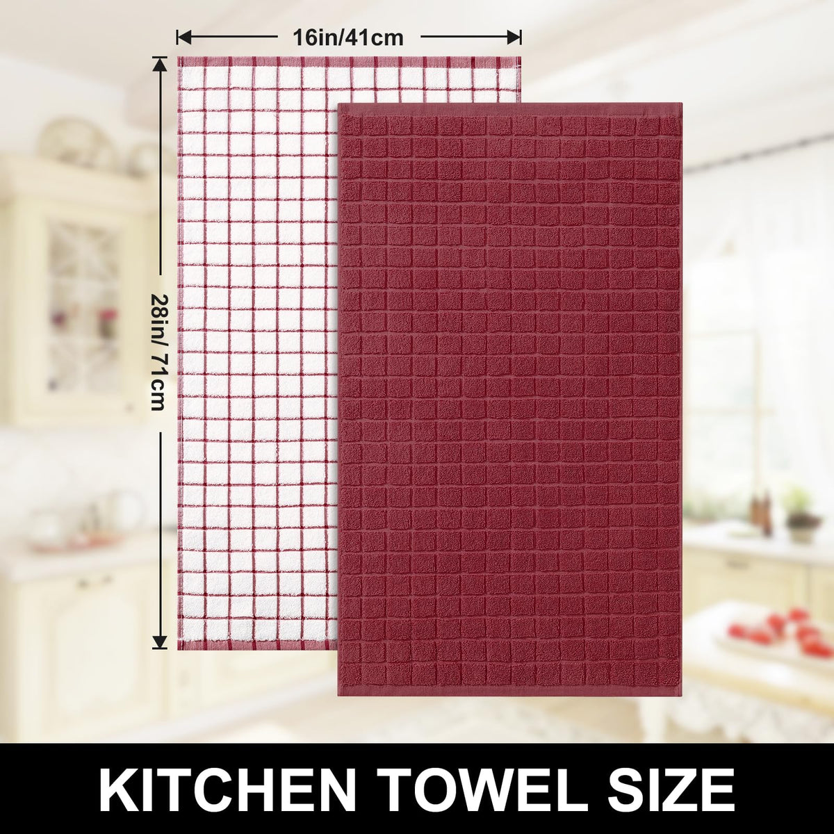 Homaxy towels are versatile as napkins, placemats, and light cleaning.