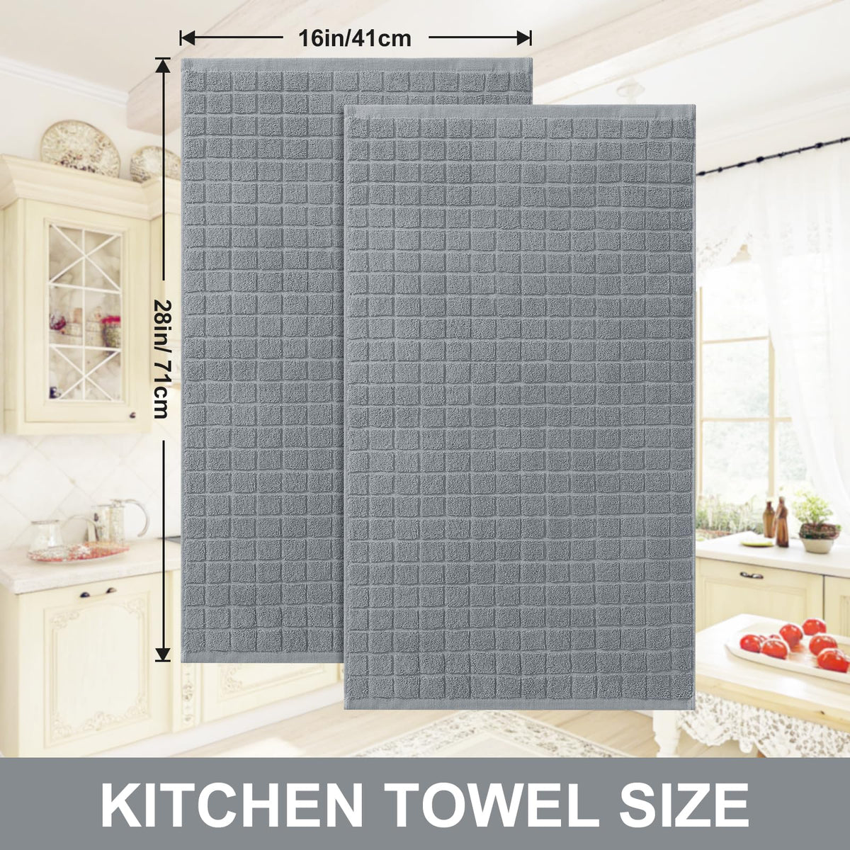 Homaxy towel doubles as napkin or placemat for meals.