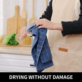 Homaxy 13x28 inches towels provide large surface for tasks