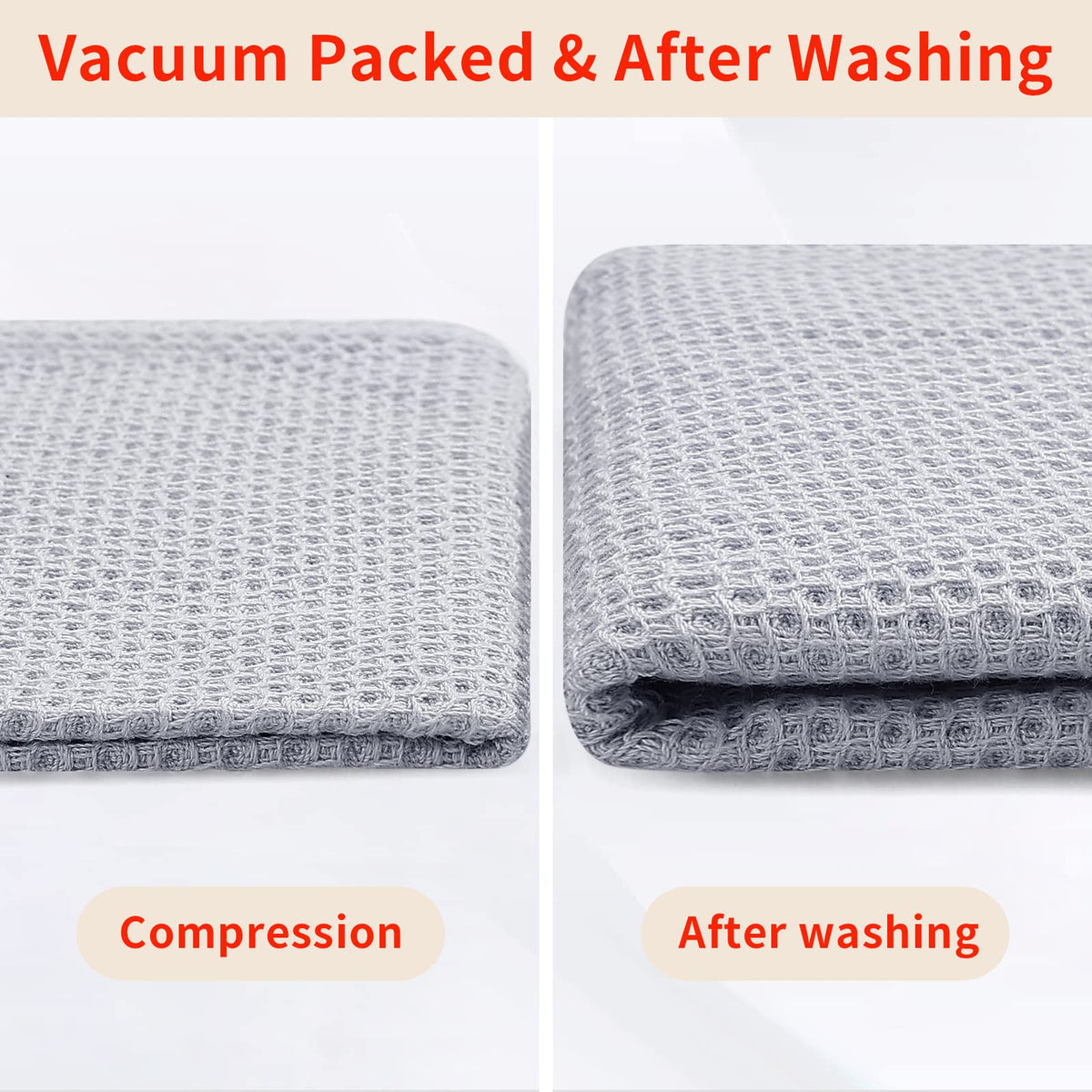 Homaxy light gray towels presenting a modern, clean look with reliable performance